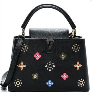 Louis Vuitton Limited Edition Mechanical Flowers Black Taurillon Capucines